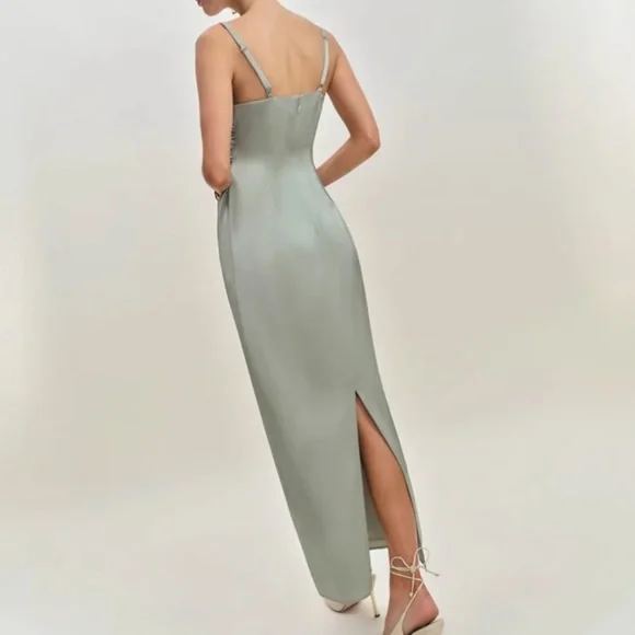 vesper satin dress reformation Vesper Satin Dress Reformation